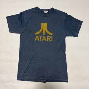 Astro Atari Vintage Graphic Short Sleeve T-Shirt Blue Heather Small